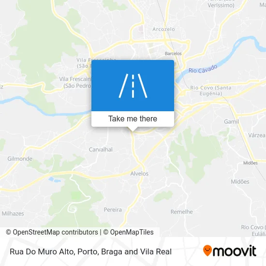 Rua Do Muro Alto map