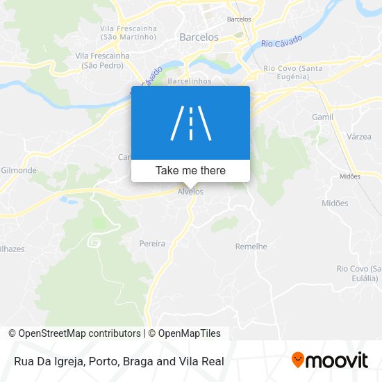 Rua Da Igreja mapa