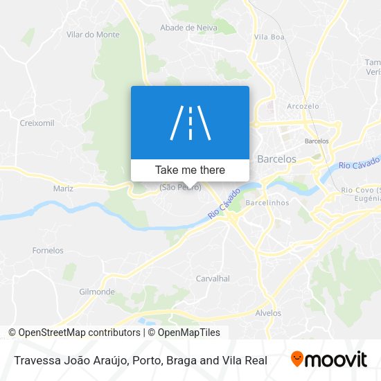 Travessa João Araújo map