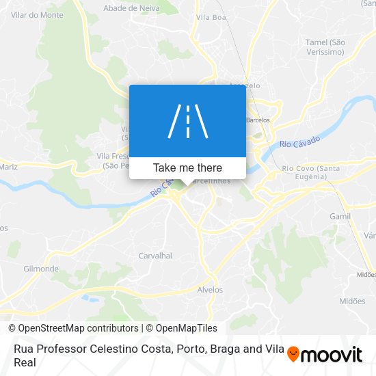 Rua Professor Celestino Costa map