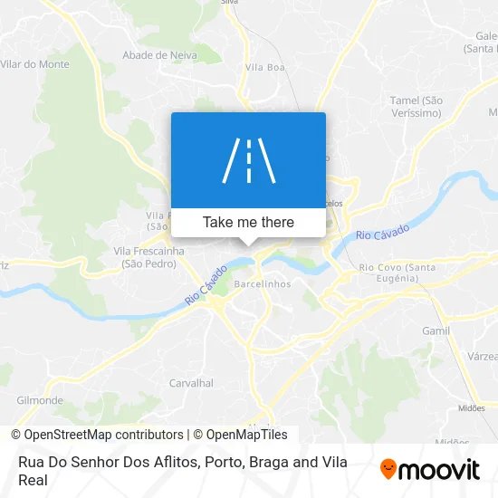 Rua Do Senhor Dos Aflitos map