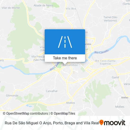 Rua De São Miguel O Anjo map