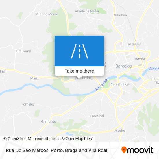 Rua De São Marcos map