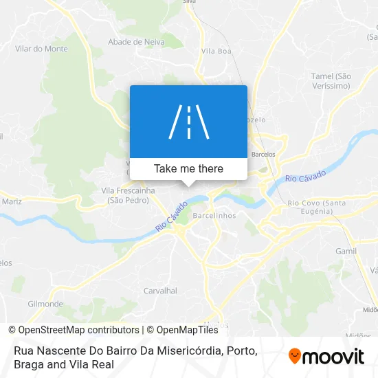 Rua Nascente Do Bairro Da Misericórdia map