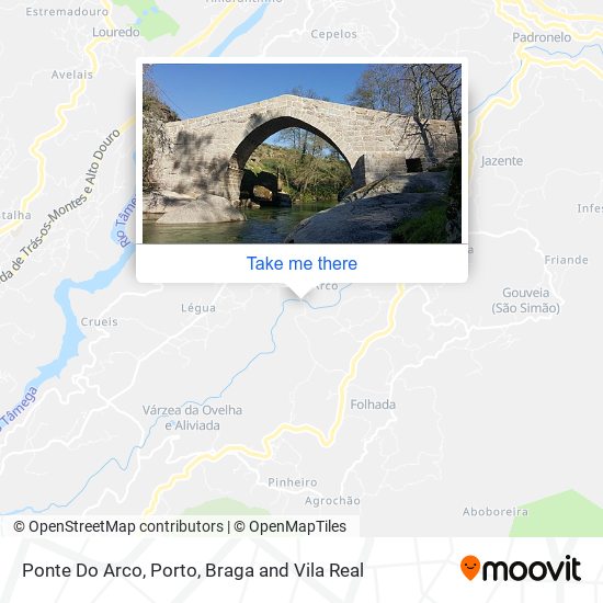 Ponte Do Arco map