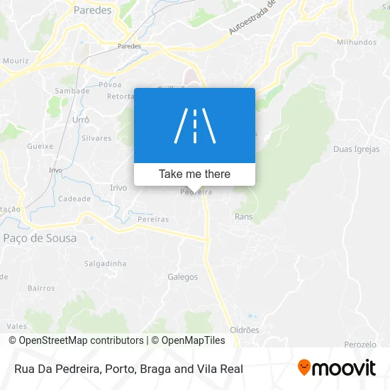 Rua Da Pedreira map