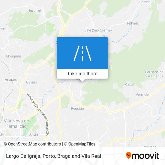 Largo Da Igreja mapa