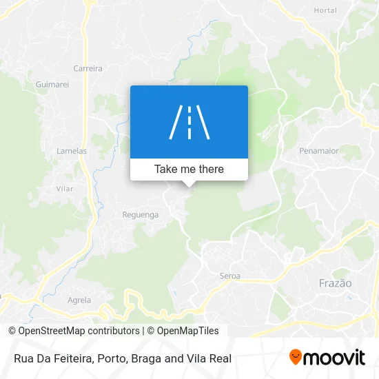 Rua Da Feiteira map
