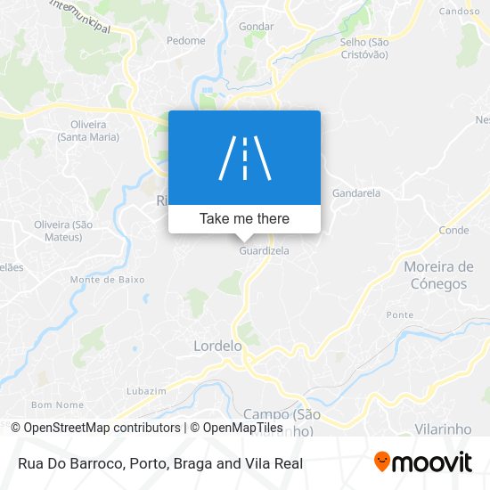 Rua Do Barroco mapa