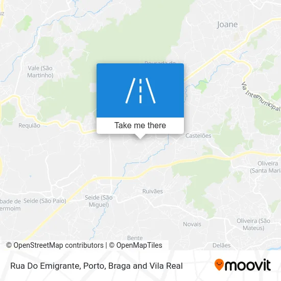 Rua Do Emigrante map