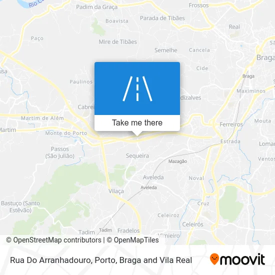 Rua Do Arranhadouro map