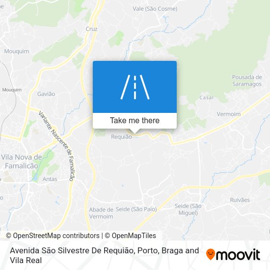 Avenida São Silvestre De Requião mapa