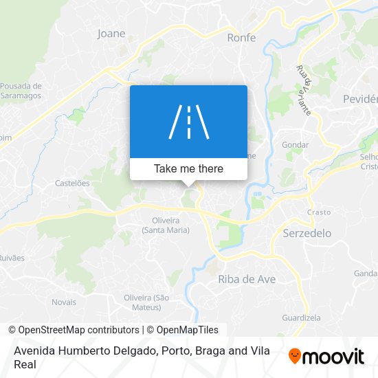 Avenida Humberto Delgado mapa