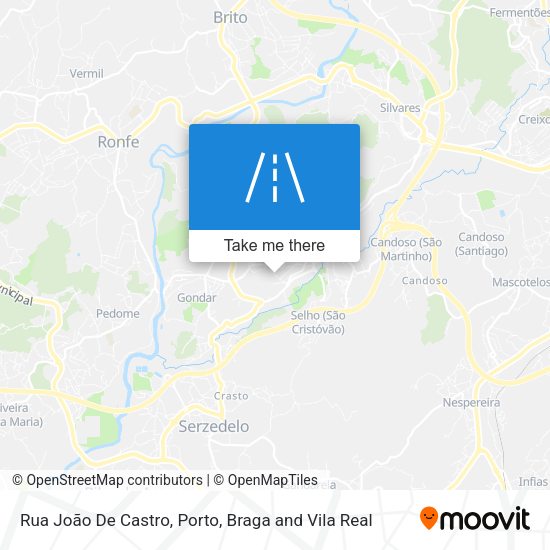 Rua João De Castro map