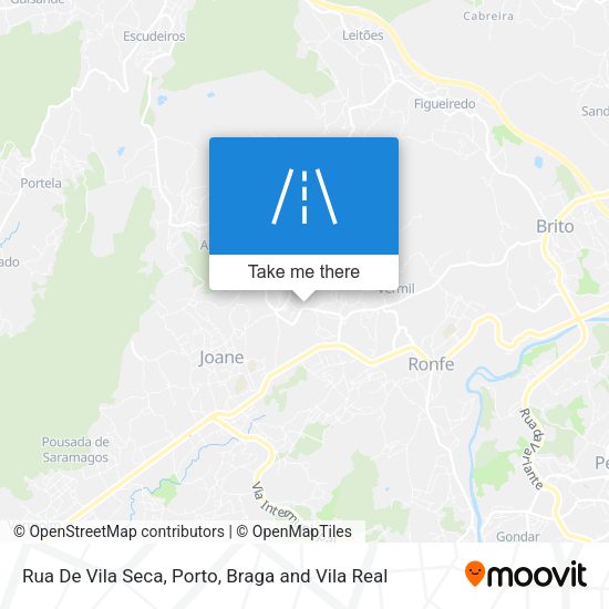 Rua De Vila Seca mapa