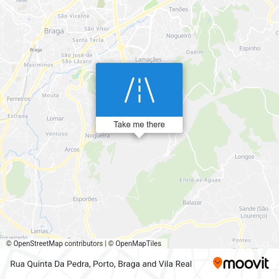 Rua Quinta Da Pedra mapa