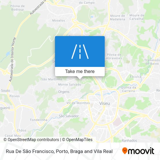 Rua De São Francisco map