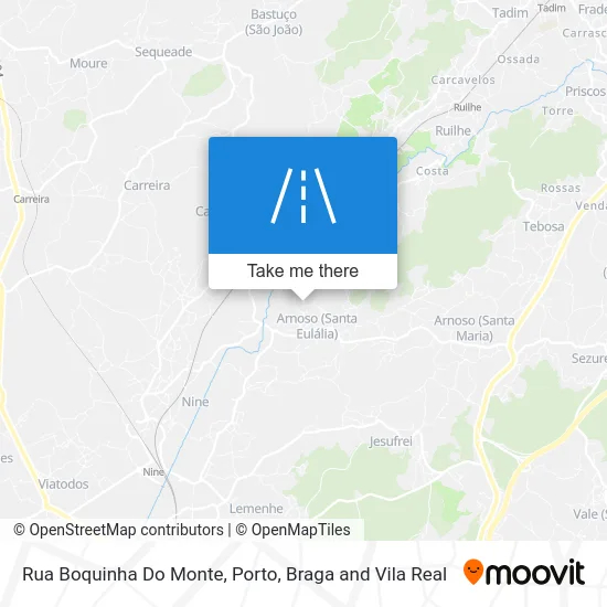 Rua Boquinha Do Monte map
