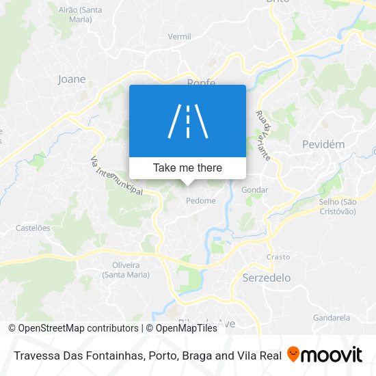 Travessa Das Fontainhas mapa