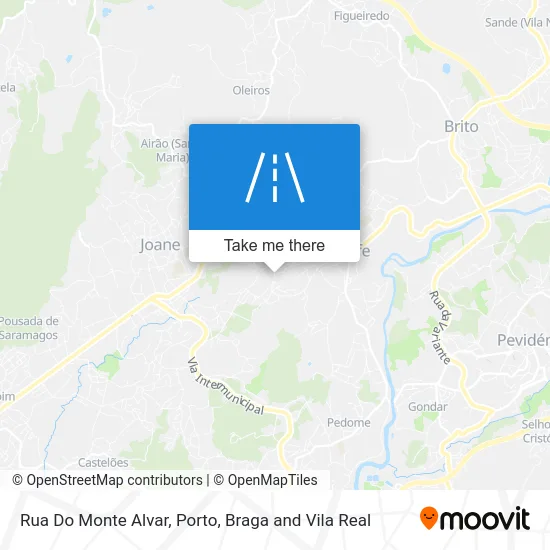 Rua Do Monte Alvar map