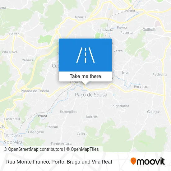 Rua Monte Franco map