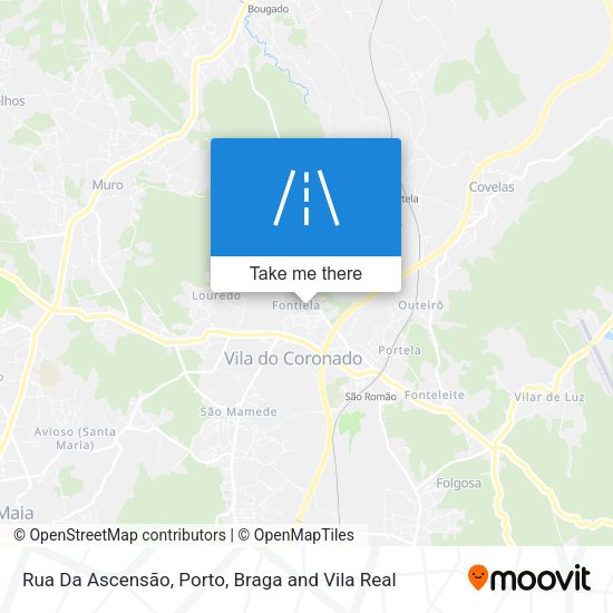 Rua Da Ascensão mapa