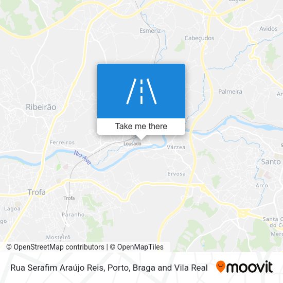 Rua Serafim Araújo Reis map