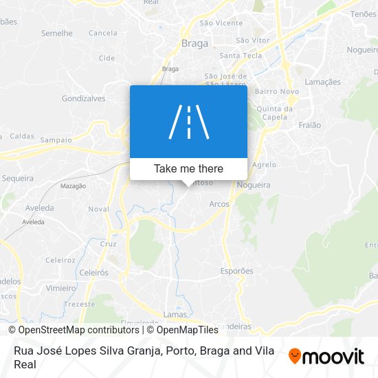 Rua José Lopes Silva Granja mapa