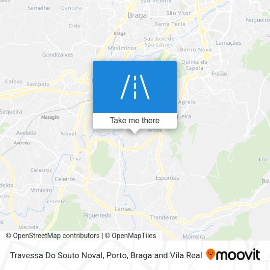 Travessa Do Souto Noval mapa