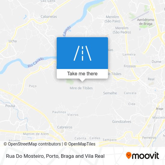 Rua Do Mosteiro mapa