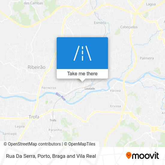 Rua Da Serra map