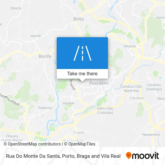 Rua Do Monte Da Santa map