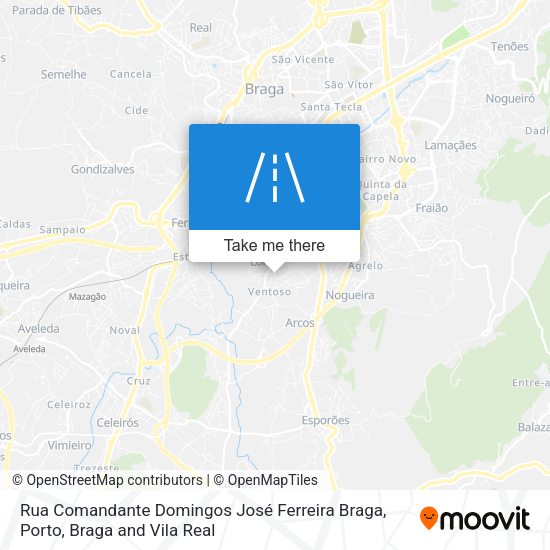 Rua Comandante Domingos José Ferreira Braga map