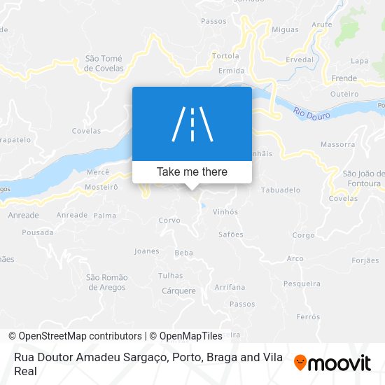 Rua Doutor Amadeu Sargaço map