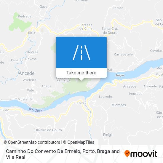 Caminho Do Convento De Ermelo map