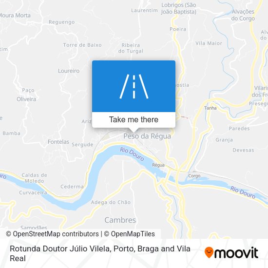 Rotunda Doutor Júlio Vilela mapa