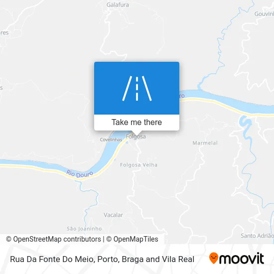Rua Da Fonte Do Meio map
