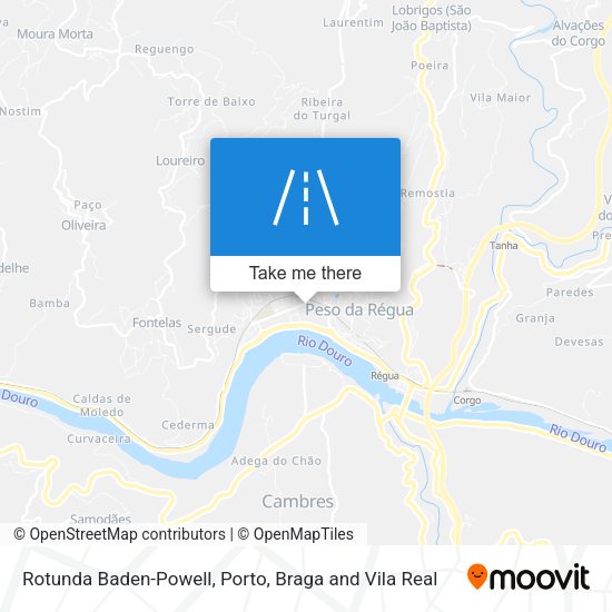 Rotunda Baden-Powell mapa