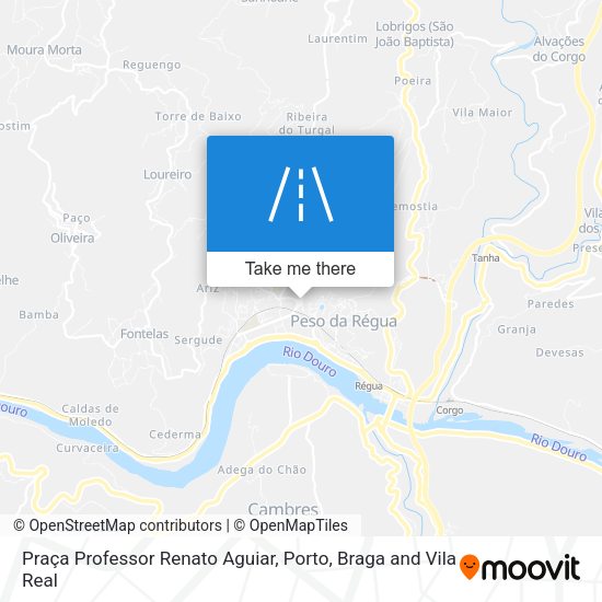 Praça Professor Renato Aguiar mapa