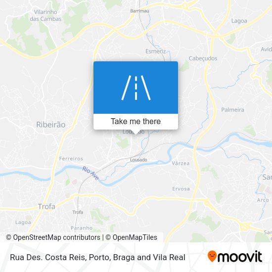Rua Des. Costa Reis mapa