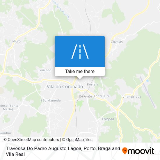 Travessa Do Padre Augusto Lagoa mapa