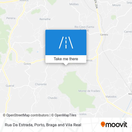 Rua Da Estrada map