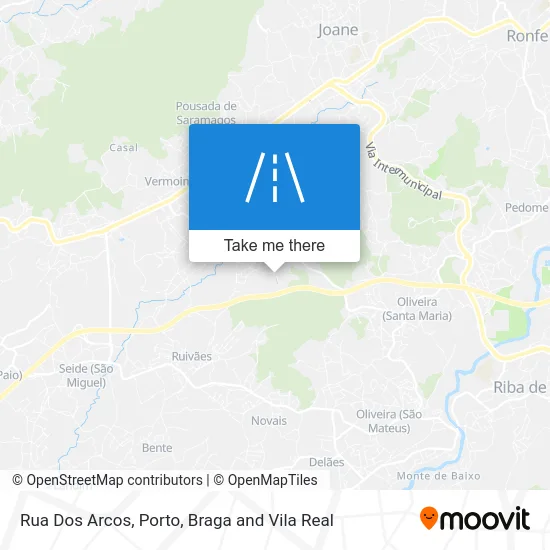 Rua Dos Arcos map