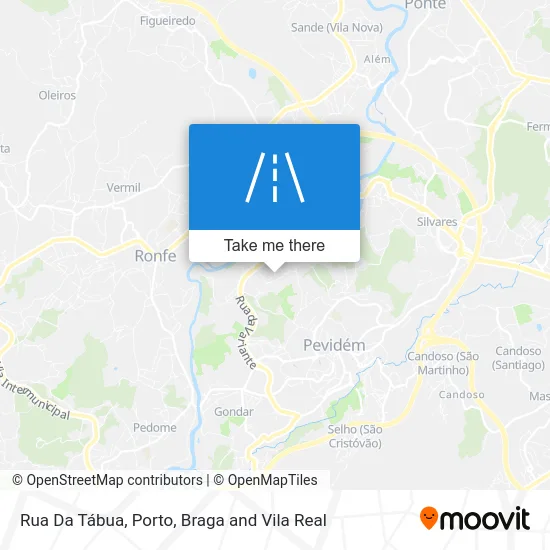 Rua Da Tábua map
