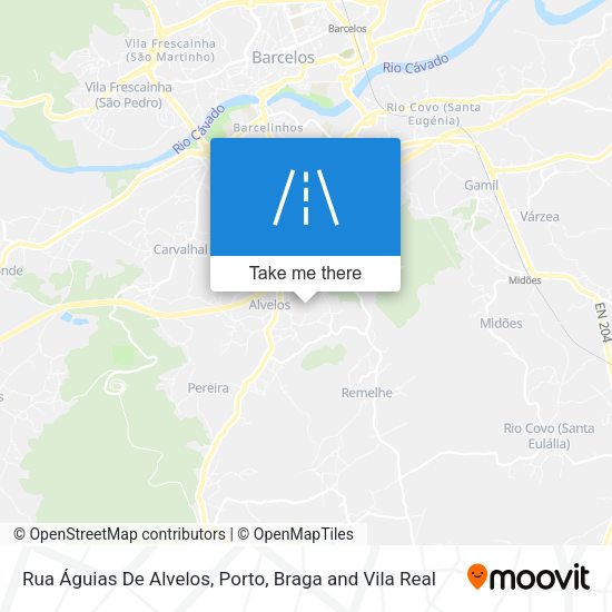 Rua Águias De Alvelos map