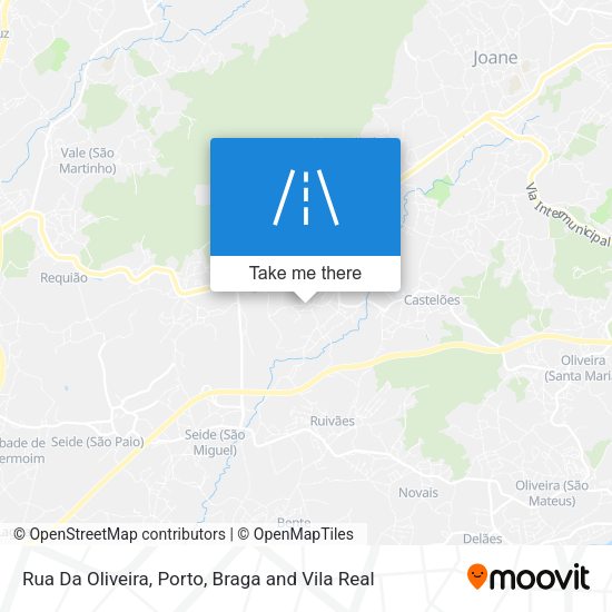 Rua Da Oliveira mapa