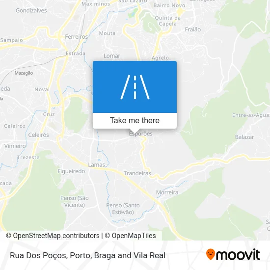 Rua Dos Poços map