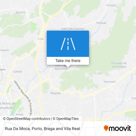 Rua Da Moca map