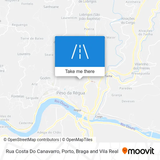 Rua Costa Do Canavarro map