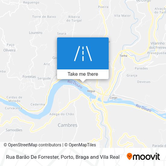 Rua Barão De Forrester mapa